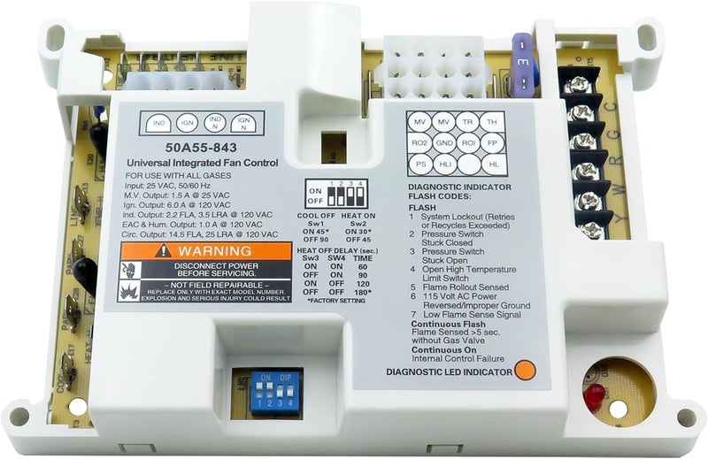 DDORUU 50A50-474 Furnace Control Circuit Board Replacement for White Rodgers - Image 1